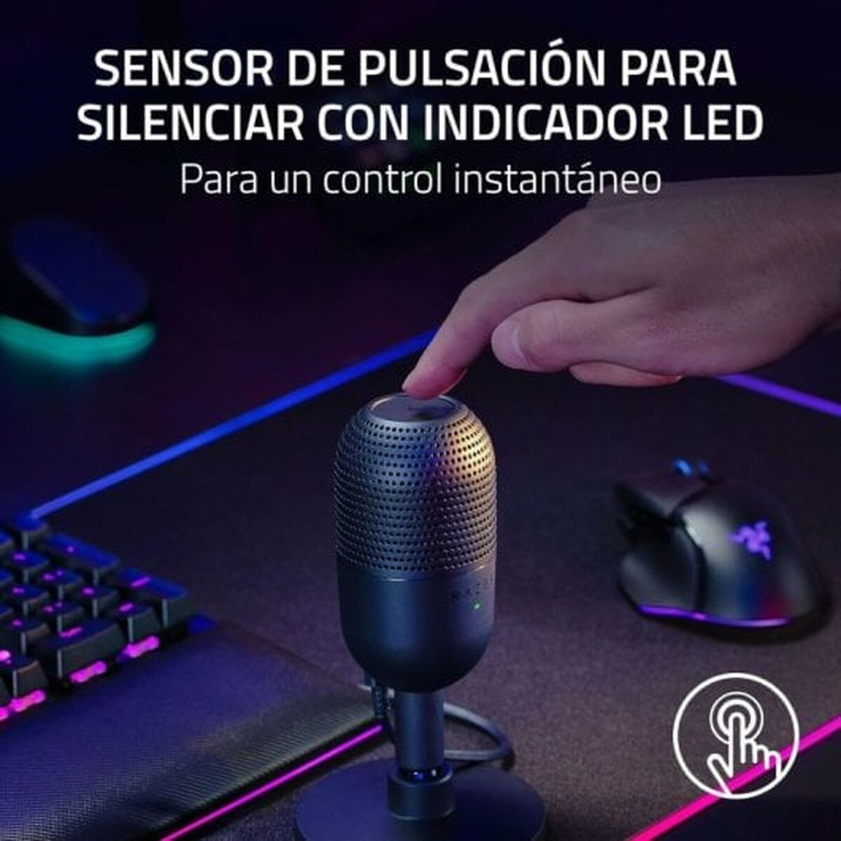 Microfon condensator Razer RZ19-05050200-R3M1 Roz